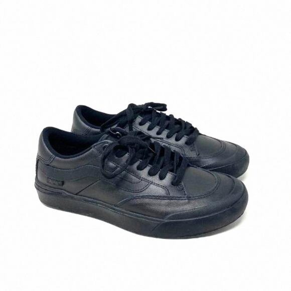 💖MEGA SALE💖Vans Berle Skateboarding Casual Women Black VN0A5JIJ9BK Leather - Picture 6 of 10